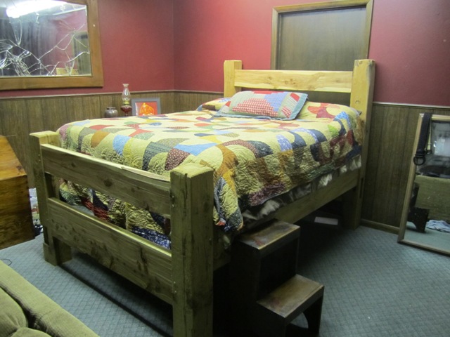 Barn beam bed frame deals